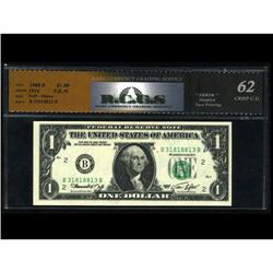 Fr. 1908-B $1 1974 Federal Reserve Note. RCGS Crisp CU Fr. 1908-B $1 1974 Federal Reserve Note. RCGS
