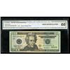 Image 1 : Fr. 2089-E $20 2004 Federal Reserve Note. CGA Gem Uncir Fr. 2089-E $20 2004 Federal Reserve Note. CG