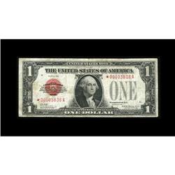 Fr. 1500* $1 1928 Legal Tender Note. Fine.A rare star i Fr. 1500* $1 1928 Legal Tender Note. Fine.