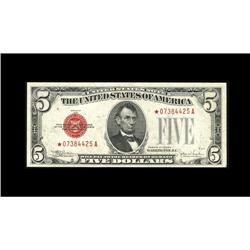 Fr. 1530* $5 1928E Legal Tender Note. Extremely Fine-Ab Fr. 1530* $5 1928E Legal Tender Note. Extrem