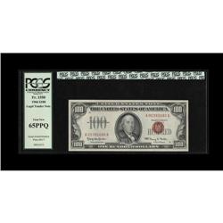 Fr. 1550 $100 1966 Legal Tender Note. PCGS Gem New 65PP Fr. 1550 $100 1966 Legal Tender Note. PCGS G