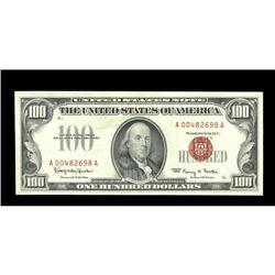 Fr. 1550 $100 1966 Legal Tender Note. Very Choice Crisp Fr. 1550 $100 1966 Legal Tender Note. Very C