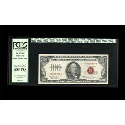 Fr. 1550* $100 1966 Legal Tender Note. PCGS Superb Gem Fr. 1550* $100 1966 Legal Tender Note. PCGS S
