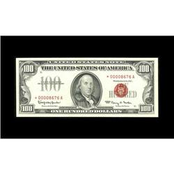 Fr. 1550* $100 1966 Legal Tender Star Note. About Uncir Fr. 1550* $100 1966 Legal Tender Star Note. 