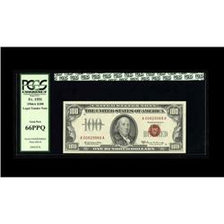 Fr. 1551 $100 1966A Legal Tender Note. PCGS Gem New Fr. 1551 $100 1966A Legal Tender Note. PCGS Gem 
