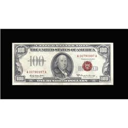 Fr. 1551 $100 1966A Legal Tender Note. About Uncirculat Fr. 1551 $100 1966A Legal Tender Note. About