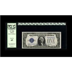 Fr. 1600 $1 1928 Silver Certificate. PCGS Gem New 65.Th Fr. 1600 $1 1928 Silver Certificate. PCGS Ge