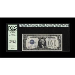 Fr. 1600* $1 1928 Silver Certificate. PCGS Superb Gem N Fr. 1600* $1 1928 Silver Certificate. PCGS S