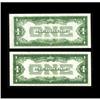 Image 2 : Fr. 1601 $1 1928A Silver Certificates. Two examples. Ch Fr. 1601 $1 1928A Silver Certificates. Two e
