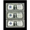 Image 1 : Fr. 1602 $1 1928B Experimental Silver Certificates. Thr Fr. 1602 $1 1928B Experimental Silver Certif