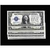 Image 1 : Fr. 1602 $1 1928B Silver Certificates. Ten Examples.The Fr. 1602 $1 1928B Silver Certificates. Ten E