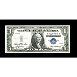 Fr. 1607 $1 1935 Silver Certificate. Choice Crisp Uncir Fr. 1607 $1 1935 Silver Certificate. Choice 