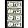 Image 1 : Fr. 1607 $1 1935 Silver Certificates. Four Examples. Ch Fr. 1607 $1 1935 Silver Certificates. Four E