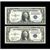 Image 1 : Fr. 1607 $1 1935 Mule Silver Certificates. Two examples Fr. 1607 $1 1935 Mule Silver Certificates. T