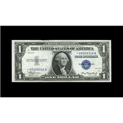 Fr. 1607* $1 1935 Silver Star Certificate. Choice Crisp Fr. 1607* $1 1935 Silver Star Certificate. C
