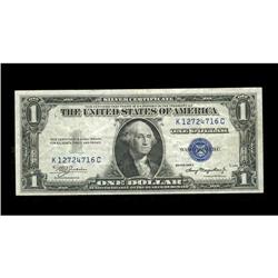 Fr. 1608 $1 1935A Ultra Rare K-C Block Silver Certifica Fr. 1608 $1 1935A Ultra Rare K-C Block Silve