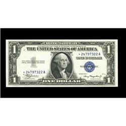 Fr. 1608* $1 1935A Mule Silver Star Certificate. Choice Fr. 1608* $1 1935A Mule Silver Star Certific