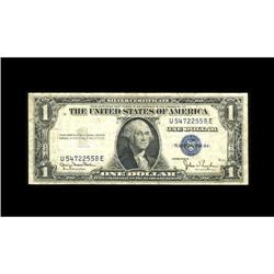 Fr. 1613N $1 U-E Block 1935D Silver Certificate. Fine+. Fr. 1613N $1 U-E Block 1935D Silver Certific