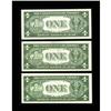 Image 2 : Fr. 1613W $1 1935D Silver Certificates. Three Examples Fr. 1613W $1 1935D Silver Certificates. Three