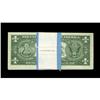 Image 2 : Fr. 1619 $1 1957 Silver Certificates. Original Pack of Fr. 1619 $1 1957 Silver Certificates. Origina