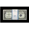 Image 1 : Fr. 1621 $1 1957B SC Original Pack of 100. Fr. 1621 $1 1957B Silver Certificates Original Pack of 10