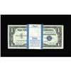 Image 1 : $1 1957B Silver Star Notes. Original Pack of 100 Fr. 1621* $1 1957B Silver Star Certificates. Origin