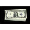 Image 1 : 100 Consecutive $1 1957B Silver Star Notes. Fr. 1621* $1 1957B Silver Certificate Star Notes. 100 Co