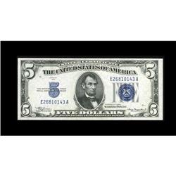 Fr. 1650 $5 1934 Silver Certificate. Gem Crisp Uncircul Fr. 1650 $5 1934 Silver Certificate. Gem Cri