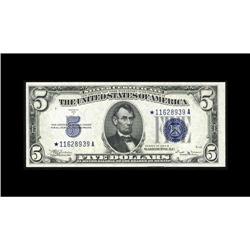 Fr. 1652* $5 1934B Silver Certificate. Very Choice Cris Fr. 1652* $5 1934B Silver Certificate. Very 