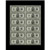 Image 1 : Fr. 1654 $5 1934D Silver Certificates. Uncut Sheet of 1 Fr. 1654 $5 1934D Silver Certificates. Uncut