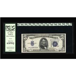 Fr. 1654* $5 1934D Narrow Silver Certificate. PCGS Choi Fr. 1654* $5 1934D Narrow Silver Certificate