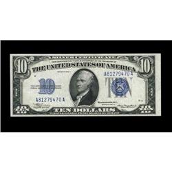 Fr. 1702 $10 1934A Silver Certificate. Very Choice CU Fr. 1702 $10 1934A Silver Certificate. Very Ch