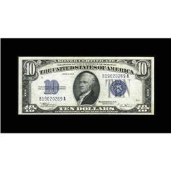 Fr. 1703 $10 1934B Silver Certificate. Choice About Unc Fr. 1703 $10 1934B Silver Certificate. Choic