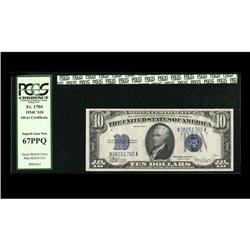 Fr. 1704 $10 1934C Silver Certificate. PCGS Superb Gem Fr. 1704 $10 1934C Silver Certificate. PCGS S