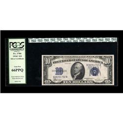 Fr. 1704 $10 1934C Silver Certificate. PCGS Gem New 66 Fr. 1704 $10 1934C Silver Certificate. PCGS G