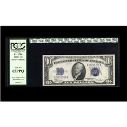 Fr. 1704 $10 1934C Silver Certificate. PCGS Gem New 65 Fr. 1704 $10 1934C Silver Certificate. PCGS G