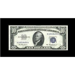 Fr. 1707 $10 1953A Silver Certificate. Gem Crisp Uncirc Fr. 1707 $10 1953A Silver Certificate. Gem C