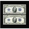 Image 1 : A Pair of Early $10 Silver Certificates. Ch CU / Ch AU A Pair of Early $10 Silver Certificates