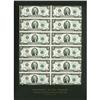 Image 1 : Fr. 1935-H* $2 1976 Federal Reserve Notes. Nine Uncut S Fr. 1935-H* $2 1976 Federal Reserve Notes. N