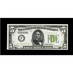 Fr. 1954-F $5 1928-D Federal Reserve Note. Choice Crisp Fr. 1954-F $5 1928-D Federal Reserve Note. C