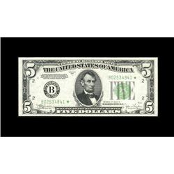 Fr. 1959-B* $5 1934C Federal Reserve Note. Gem Crisp Un Fr. 1959-B* $5 1934C Federal Reserve Note. G