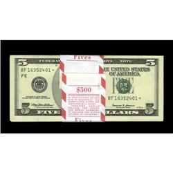 Fr. 1987-F* $5 1999 Federal Reserve Note. Gem Crisp Unc Fr. 1987-F* $5 1999 Federal Reserve Note. Ge