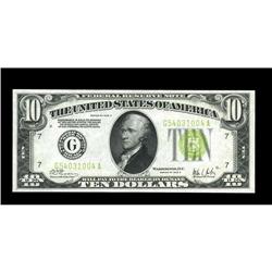 Fr. 2003-G $10 1928C Federal Reserve Note. Gem Crisp Un Fr. 2003-G $10 1928C Federal Reserve Note. G
