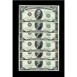 Fr. 2010-A $10 1950 Wide Federal Reserve Notes. Choice- Fr. 2010-A $10 1950 Wide Federal Reserve Not