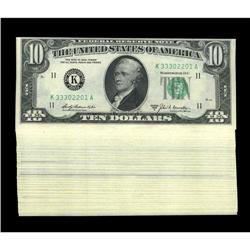 Fr. 2019-K $10 1969A Federal Reserve Notes. Choice-Gem Fr. 2019-K $10 1969A Federal Reserve Notes. C