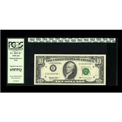 Fr. 2032-E* $10 1995 Federal Reserve Note. PCGS Superb Fr. 2032-E* $10 1995 Federal Reserve Note. PC