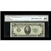 Image 1 : Fr. 2058-G* $20 1934D Federal Reserve Note. CGA Gem Unc Fr. 2058-G* $20 1934D Federal Reserve Note. 