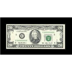 Fr. 2079-E $20 1993 Federal Reserve Note. Choice About Fr. 2079-E $20 1993 Federal Reserve Note. Cho