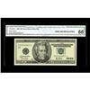 Image 1 : Fr. 2088-E $20 2001 Federal Reserve Note. CGA Gem Uncir Fr. 2088-E $20 2001 Federal Reserve Note. CG