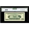 Image 2 : Fr. 2088-E $20 2001 Federal Reserve Note. CGA Gem Uncir Fr. 2088-E $20 2001 Federal Reserve Note. CG